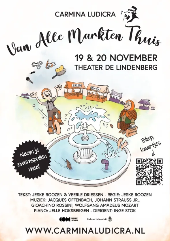 Poster Van alle markten thuis